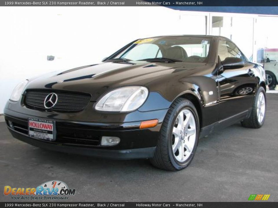 1999 Mercedes-Benz SLK 230 Kompressor Roadster Black / Charcoal Photo #1