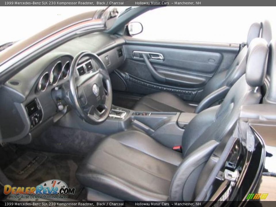 1999 Mercedes-Benz SLK 230 Kompressor Roadster Black / Charcoal Photo #8