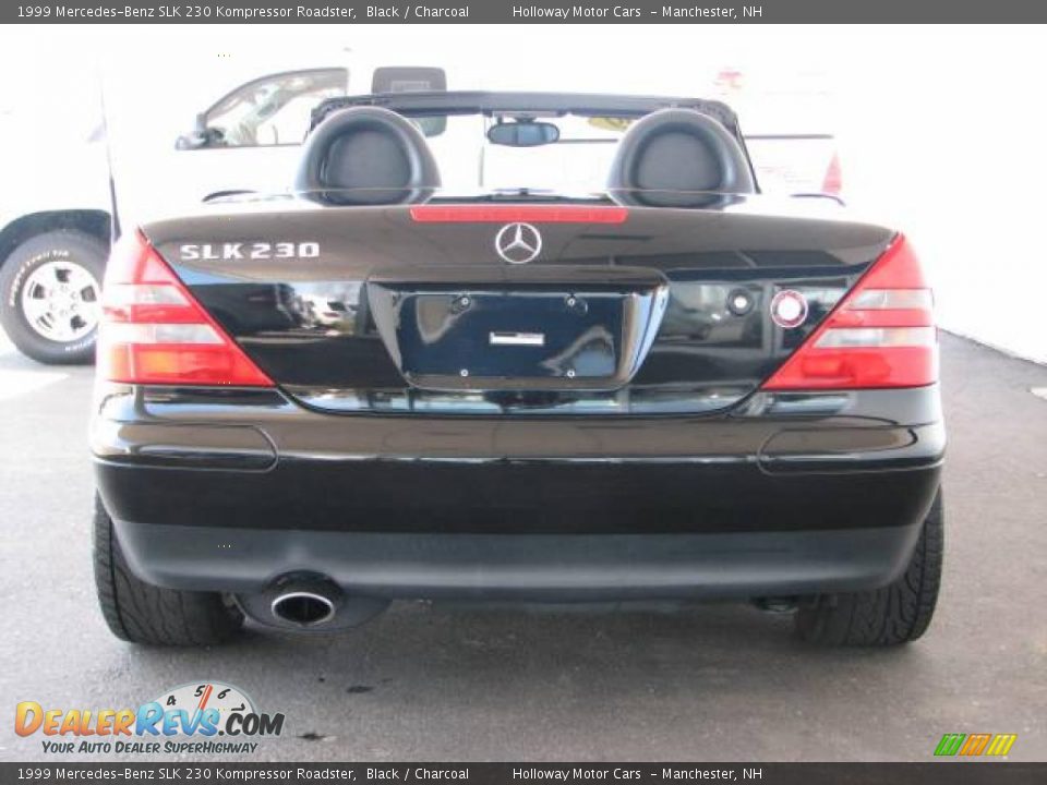 1999 Mercedes-Benz SLK 230 Kompressor Roadster Black / Charcoal Photo #9