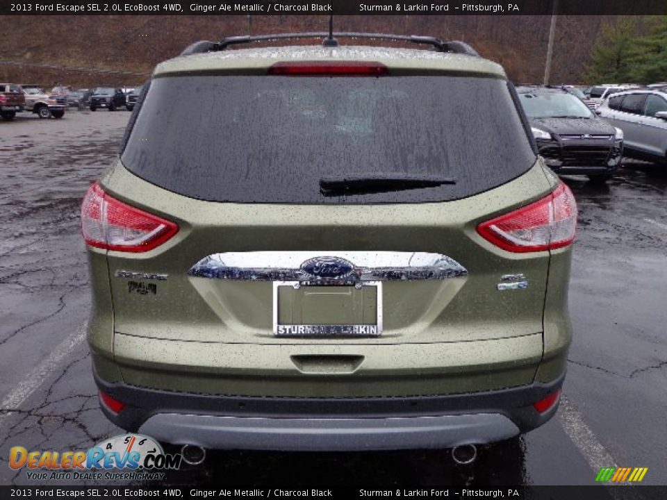 2013 Ford Escape SEL 2.0L EcoBoost 4WD Ginger Ale Metallic / Charcoal Black Photo #3