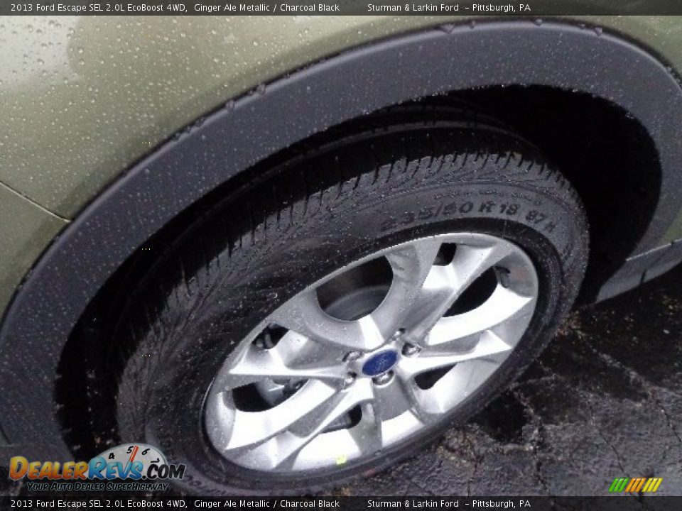 2013 Ford Escape SEL 2.0L EcoBoost 4WD Ginger Ale Metallic / Charcoal Black Photo #7