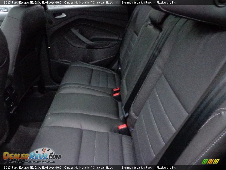 2013 Ford Escape SEL 2.0L EcoBoost 4WD Ginger Ale Metallic / Charcoal Black Photo #9