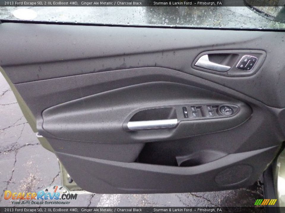 2013 Ford Escape SEL 2.0L EcoBoost 4WD Ginger Ale Metallic / Charcoal Black Photo #11