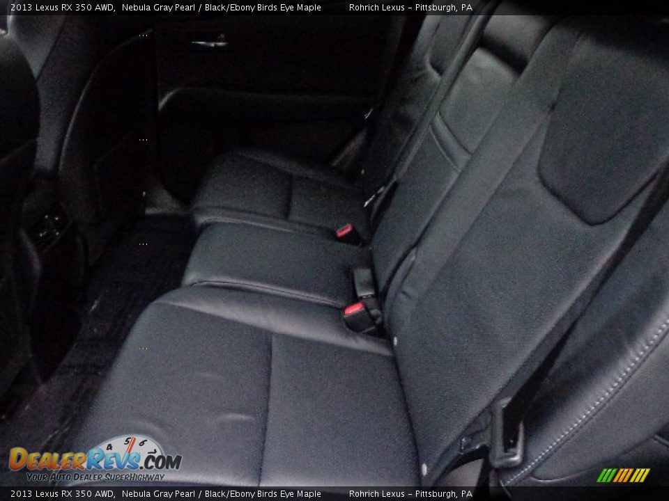 2013 Lexus RX 350 AWD Nebula Gray Pearl / Black/Ebony Birds Eye Maple Photo #11