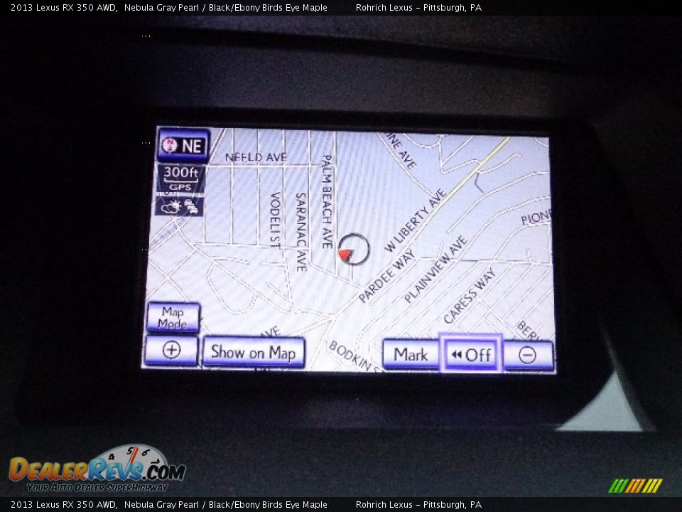 2013 Lexus RX 350 AWD Nebula Gray Pearl / Black/Ebony Birds Eye Maple Photo #16