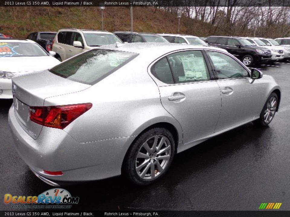 2013 Lexus GS 350 AWD Liquid Platinum / Black Photo #4