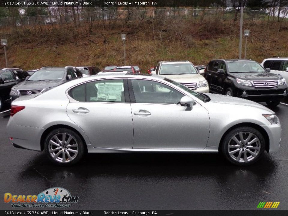 2013 Lexus GS 350 AWD Liquid Platinum / Black Photo #5