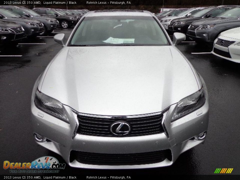 2013 Lexus GS 350 AWD Liquid Platinum / Black Photo #7
