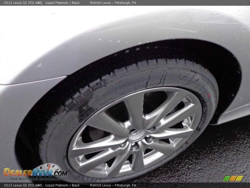 2013 Lexus GS 350 AWD Liquid Platinum / Black Photo #9