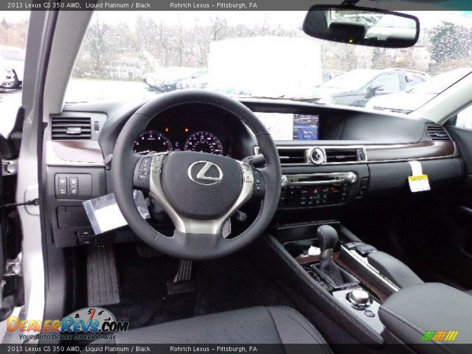 2013 Lexus GS 350 AWD Liquid Platinum / Black Photo #12