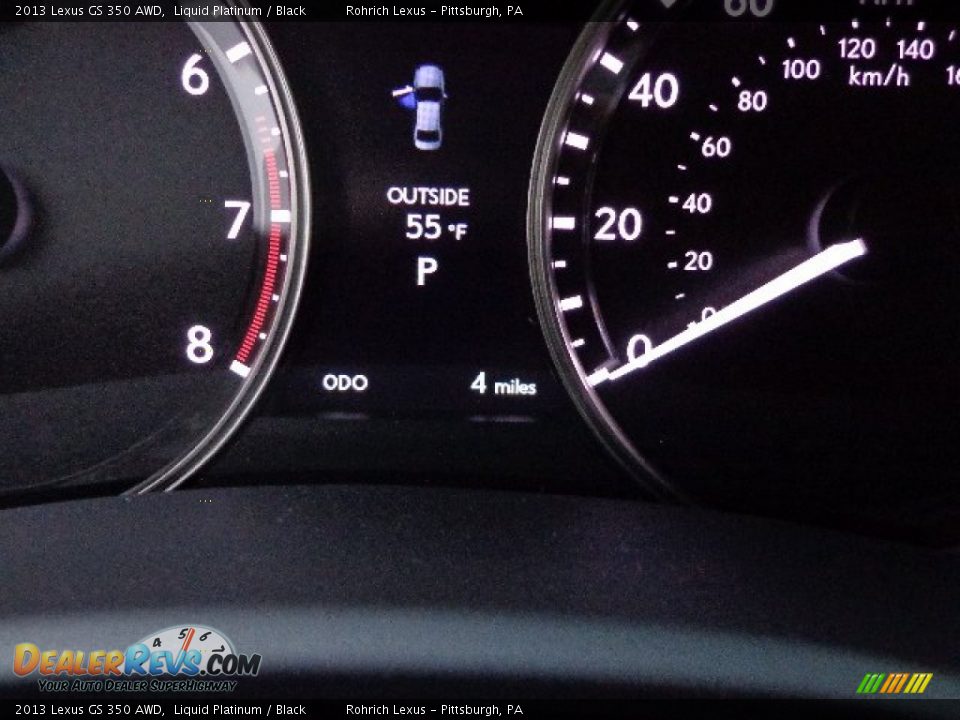 2013 Lexus GS 350 AWD Liquid Platinum / Black Photo #20