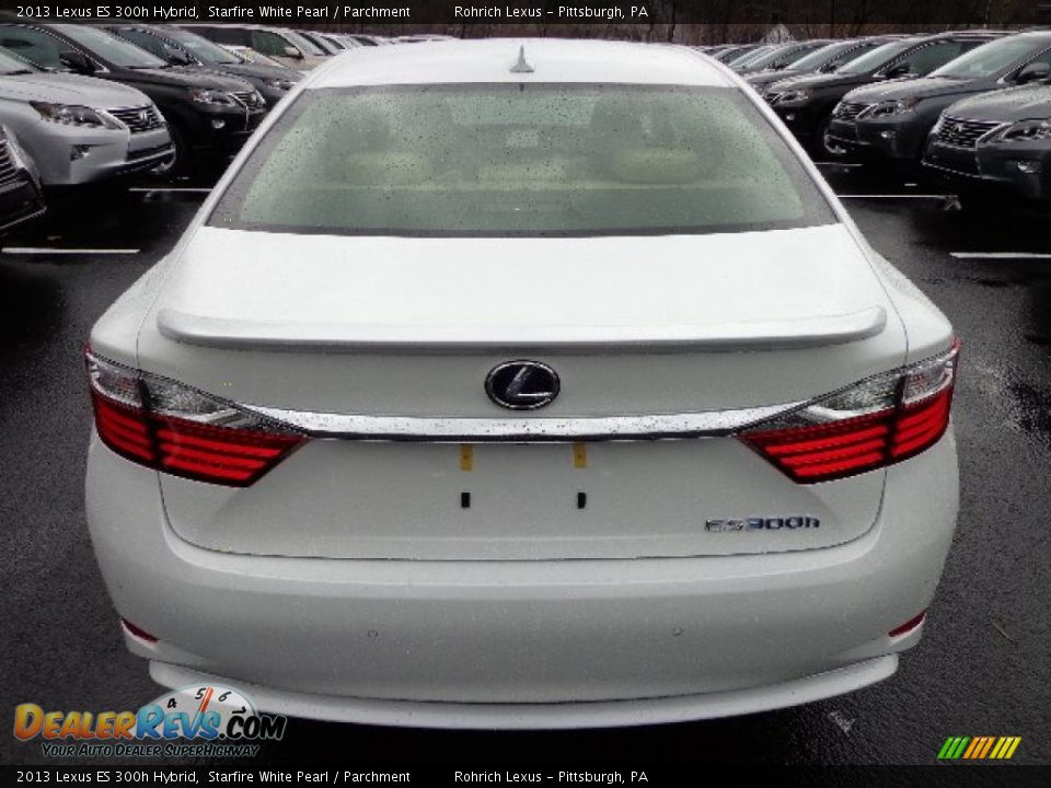 2013 Lexus ES 300h Hybrid Starfire White Pearl / Parchment Photo #3