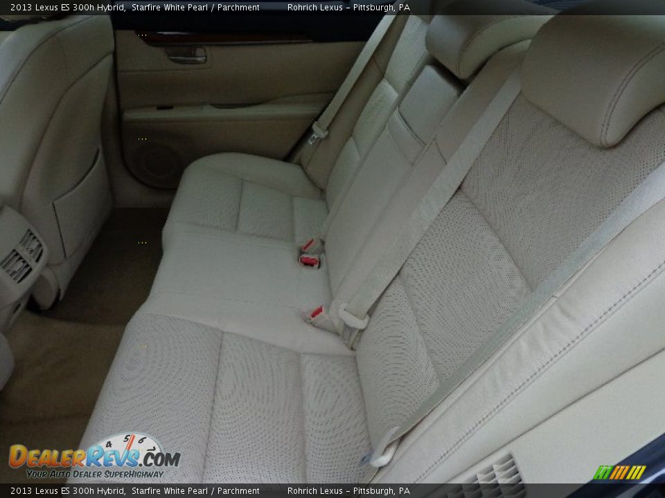 2013 Lexus ES 300h Hybrid Starfire White Pearl / Parchment Photo #11
