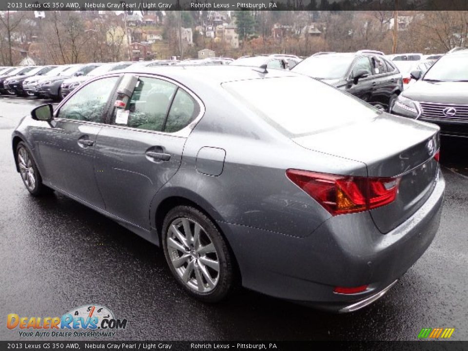 2013 Lexus GS 350 AWD Nebula Gray Pearl / Light Gray Photo #2