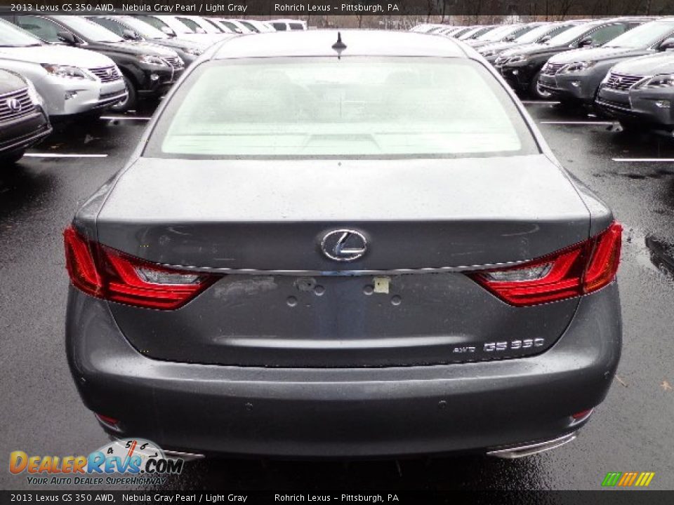 2013 Lexus GS 350 AWD Nebula Gray Pearl / Light Gray Photo #3