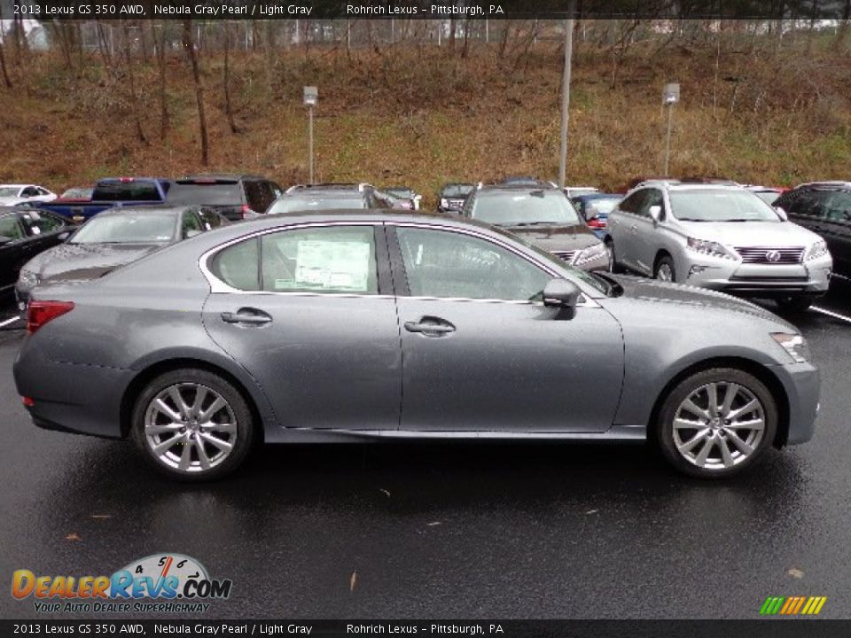 2013 Lexus GS 350 AWD Nebula Gray Pearl / Light Gray Photo #5