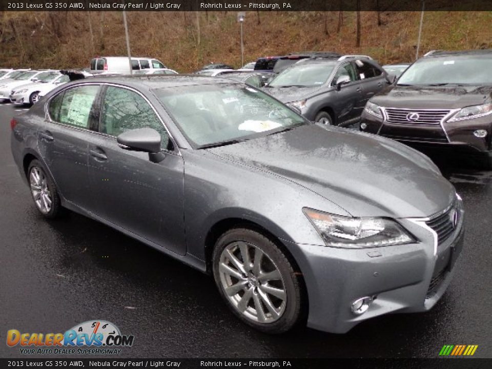 2013 Lexus GS 350 AWD Nebula Gray Pearl / Light Gray Photo #6