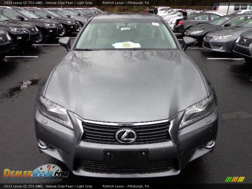 2013 Lexus GS 350 AWD Nebula Gray Pearl / Light Gray Photo #7