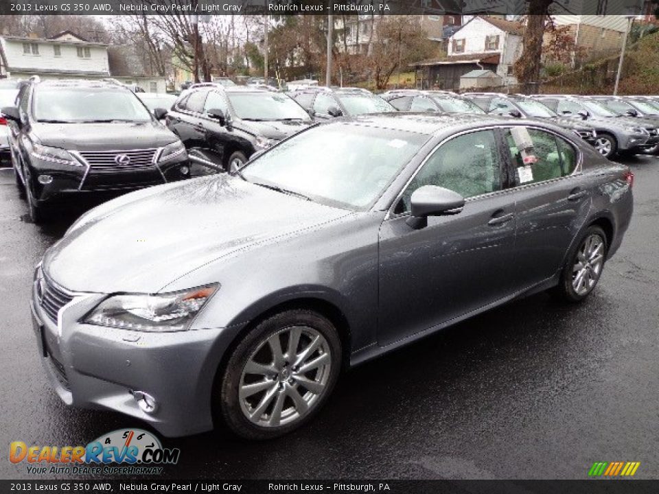 2013 Lexus GS 350 AWD Nebula Gray Pearl / Light Gray Photo #8