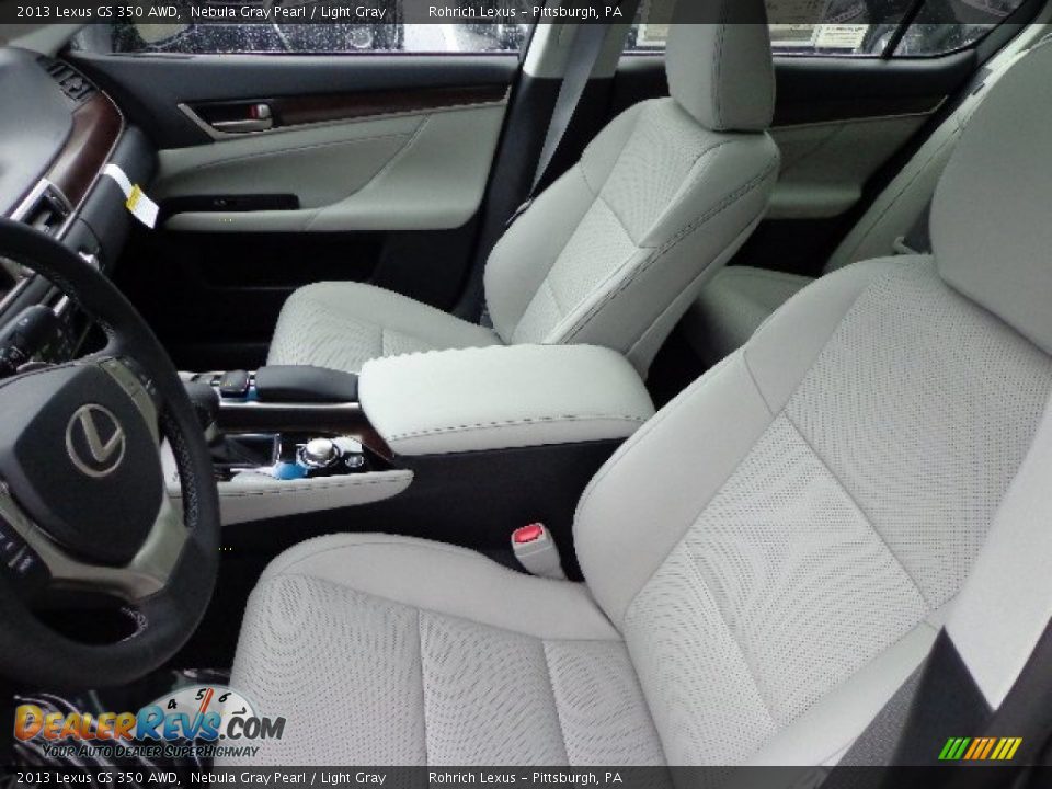 2013 Lexus GS 350 AWD Nebula Gray Pearl / Light Gray Photo #10