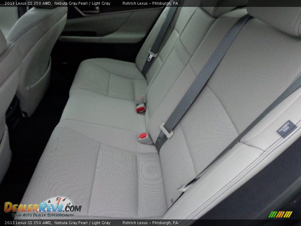2013 Lexus GS 350 AWD Nebula Gray Pearl / Light Gray Photo #11