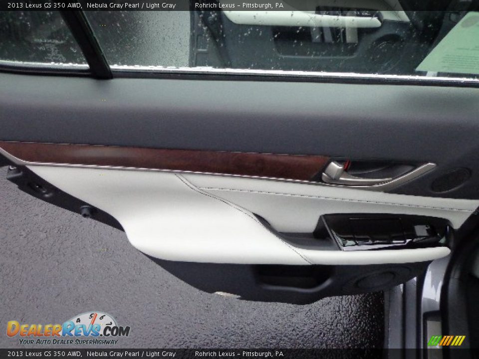 2013 Lexus GS 350 AWD Nebula Gray Pearl / Light Gray Photo #13