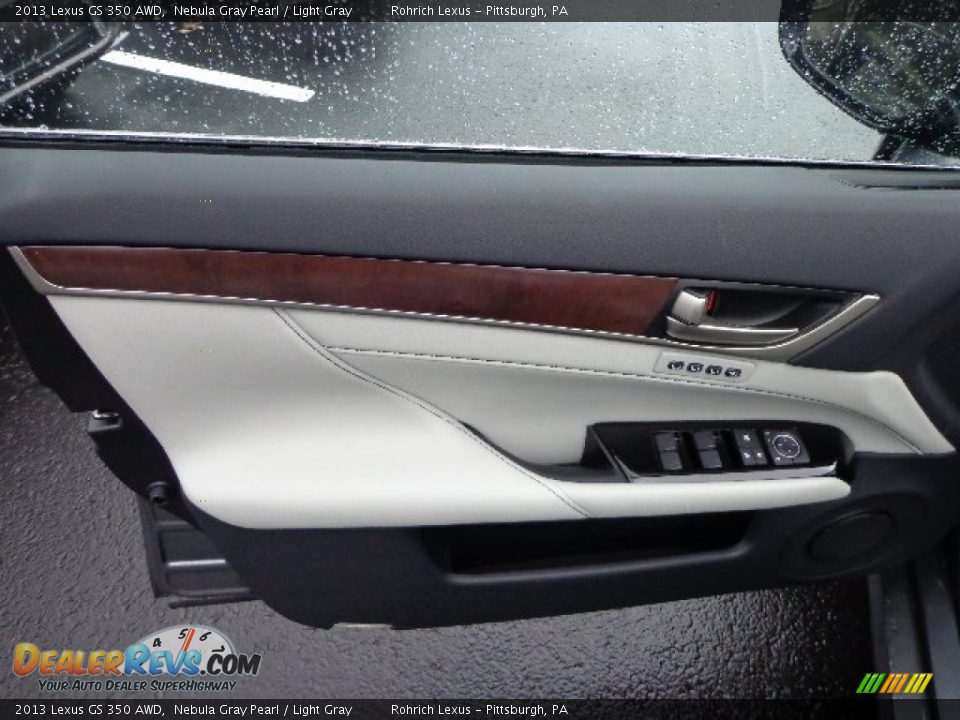 2013 Lexus GS 350 AWD Nebula Gray Pearl / Light Gray Photo #14
