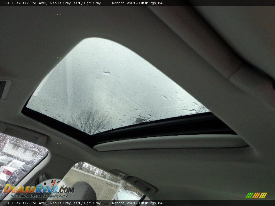 2013 Lexus GS 350 AWD Nebula Gray Pearl / Light Gray Photo #15