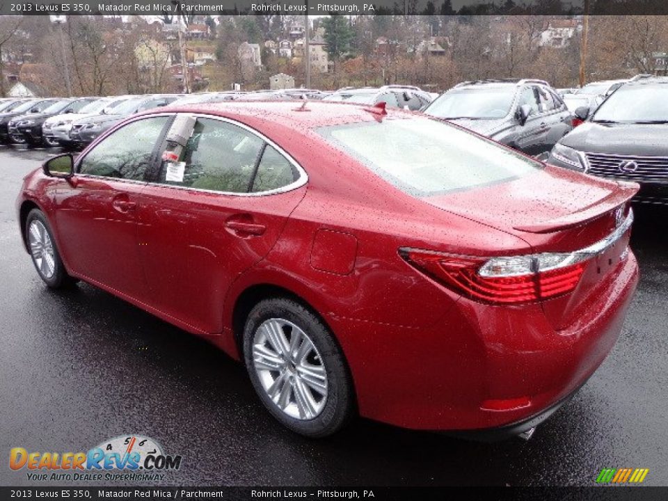 2013 Lexus ES 350 Matador Red Mica / Parchment Photo #2