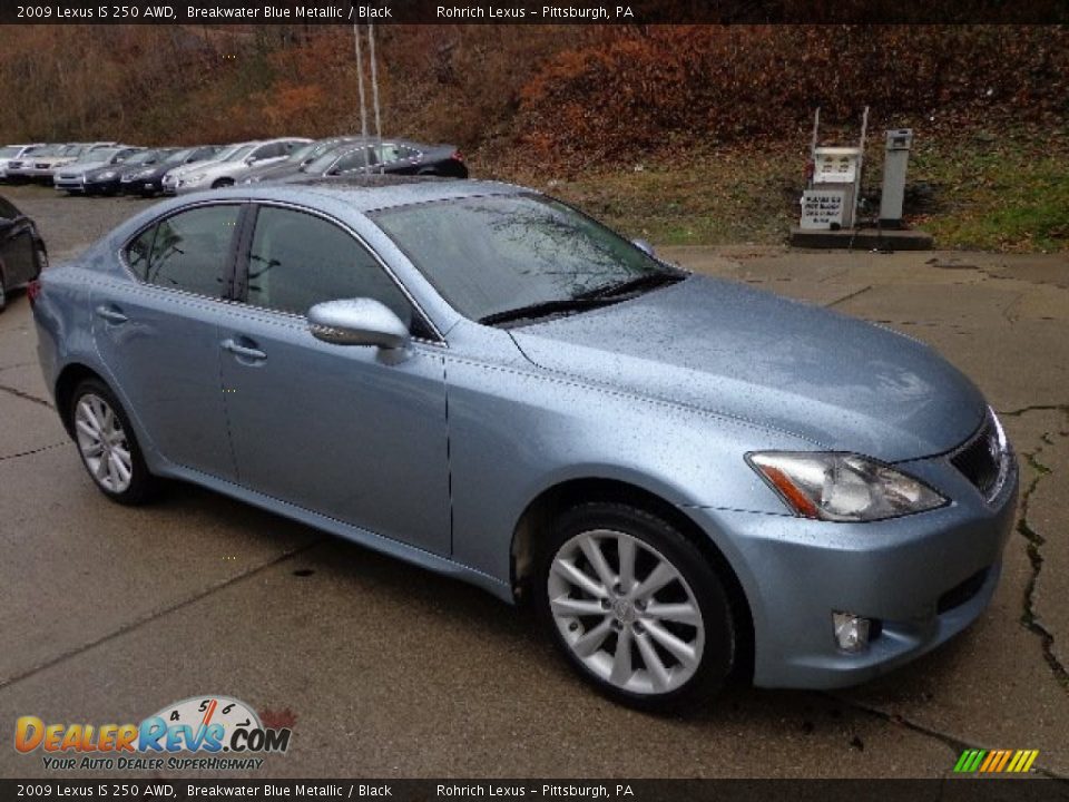 2009 Lexus IS 250 AWD Breakwater Blue Metallic / Black Photo #3