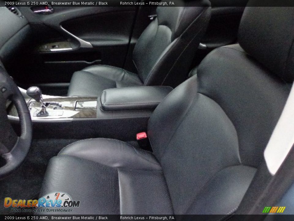 2009 Lexus IS 250 AWD Breakwater Blue Metallic / Black Photo #4