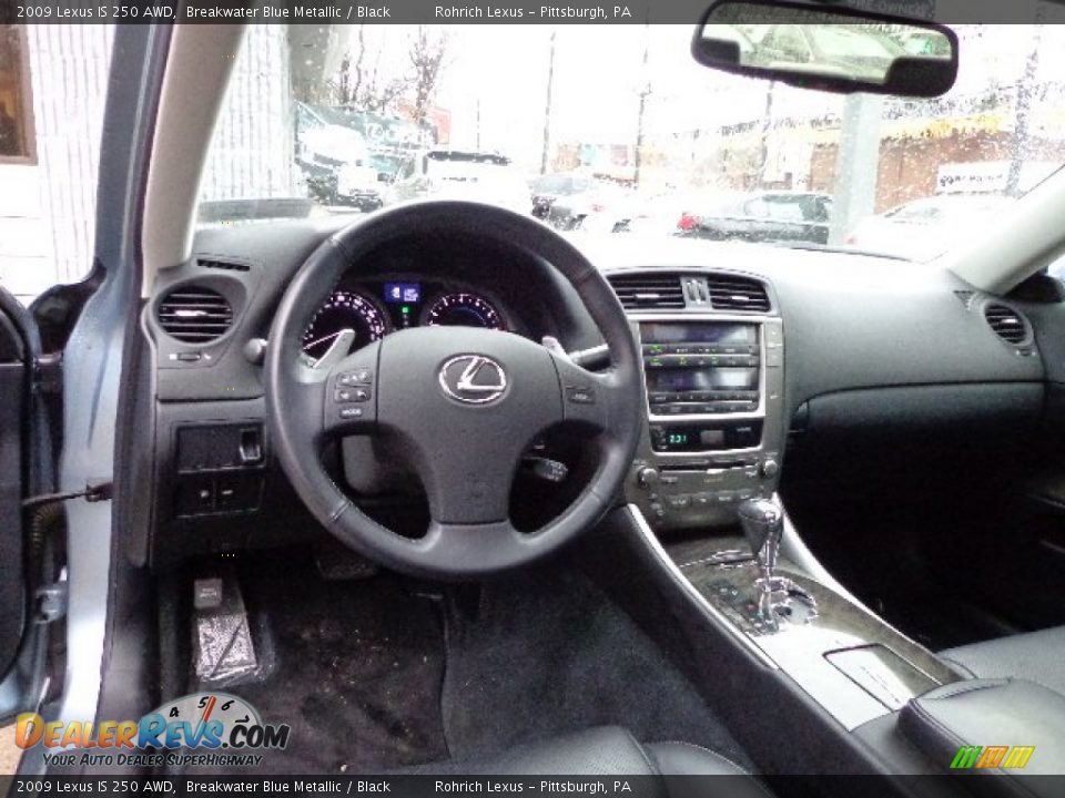 2009 Lexus IS 250 AWD Breakwater Blue Metallic / Black Photo #6