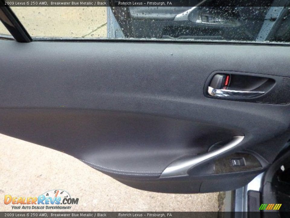 2009 Lexus IS 250 AWD Breakwater Blue Metallic / Black Photo #14