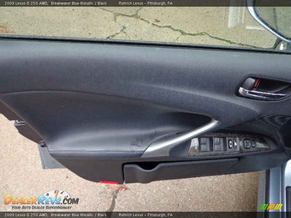 2009 Lexus IS 250 AWD Breakwater Blue Metallic / Black Photo #15