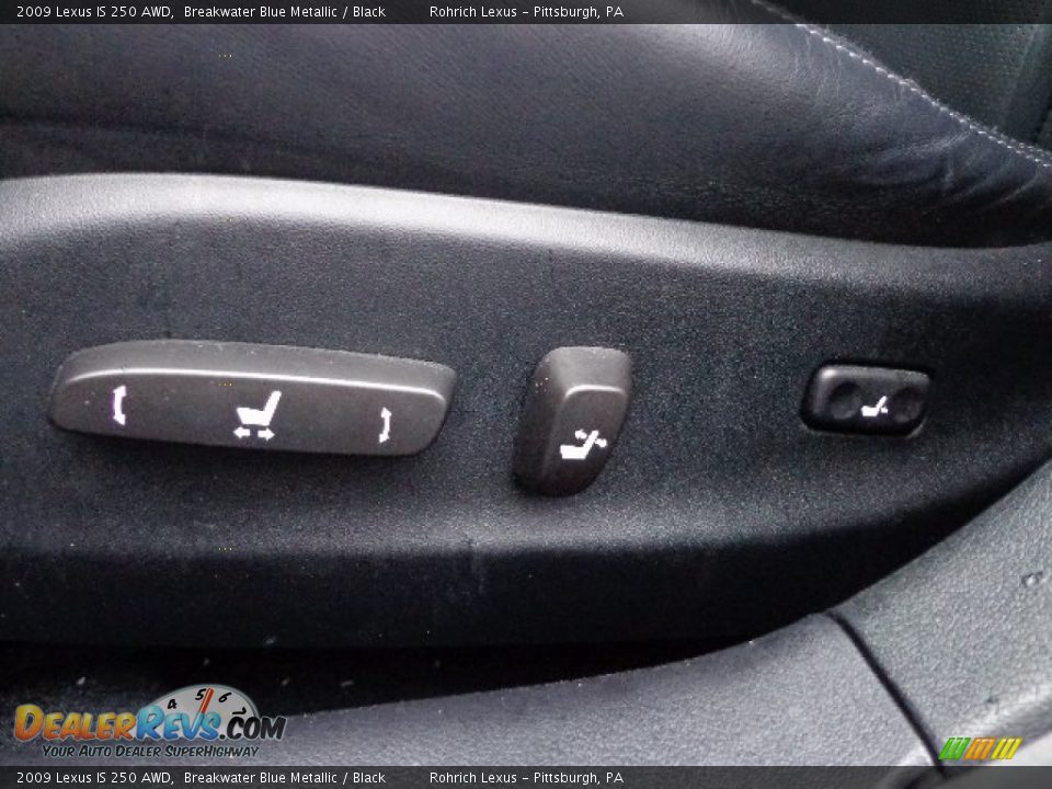 2009 Lexus IS 250 AWD Breakwater Blue Metallic / Black Photo #16