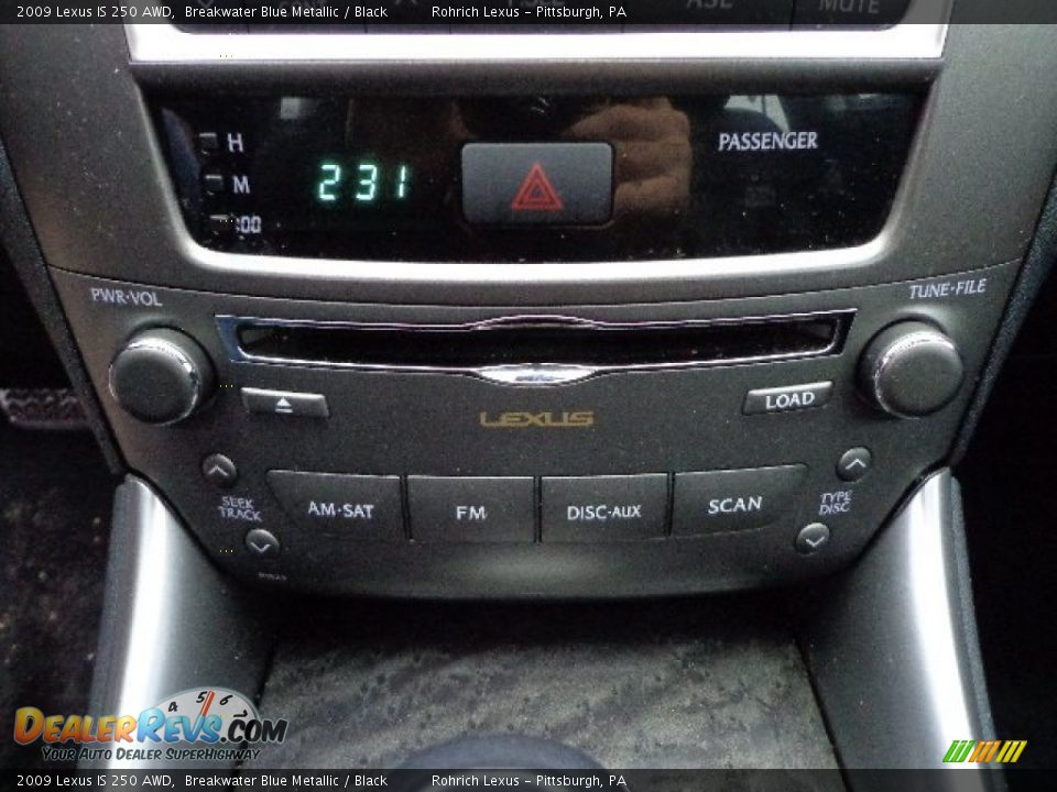 2009 Lexus IS 250 AWD Breakwater Blue Metallic / Black Photo #19