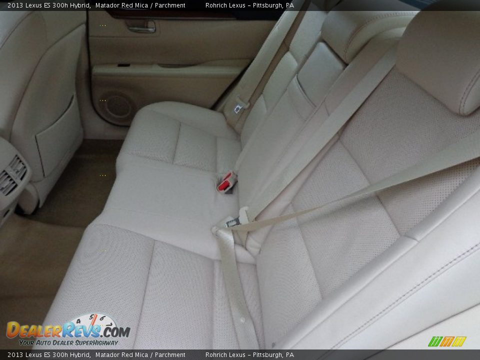 2013 Lexus ES 300h Hybrid Matador Red Mica / Parchment Photo #11