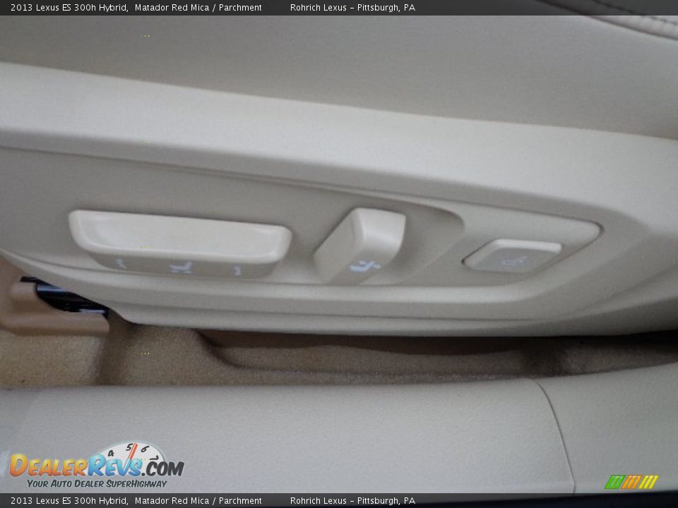 2013 Lexus ES 300h Hybrid Matador Red Mica / Parchment Photo #16