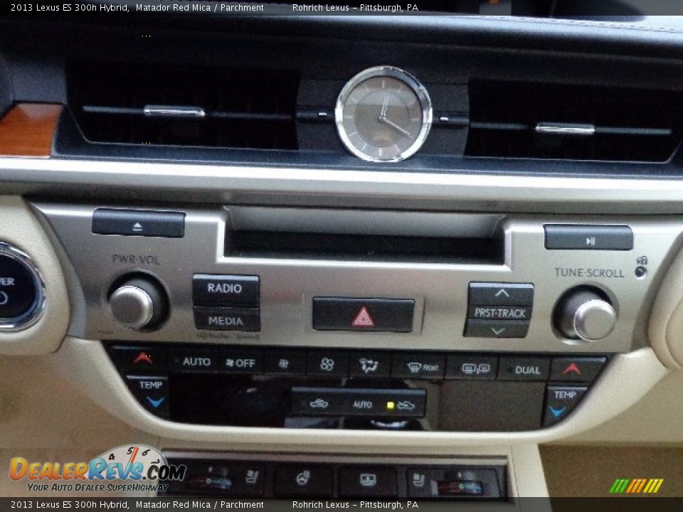 2013 Lexus ES 300h Hybrid Matador Red Mica / Parchment Photo #18