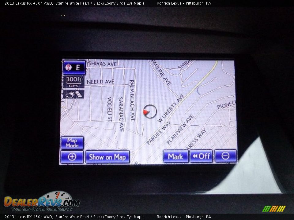2013 Lexus RX 450h AWD Starfire White Pearl / Black/Ebony Birds Eye Maple Photo #16