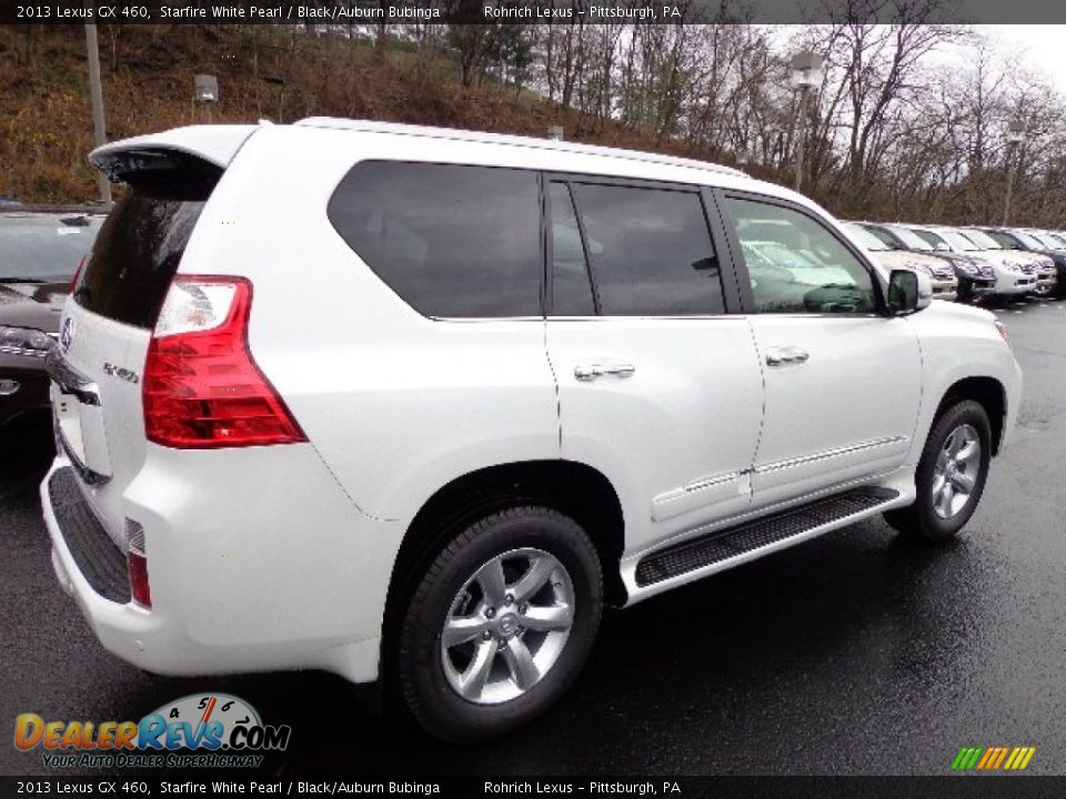 2013 Lexus GX 460 Starfire White Pearl / Black/Auburn Bubinga Photo #4