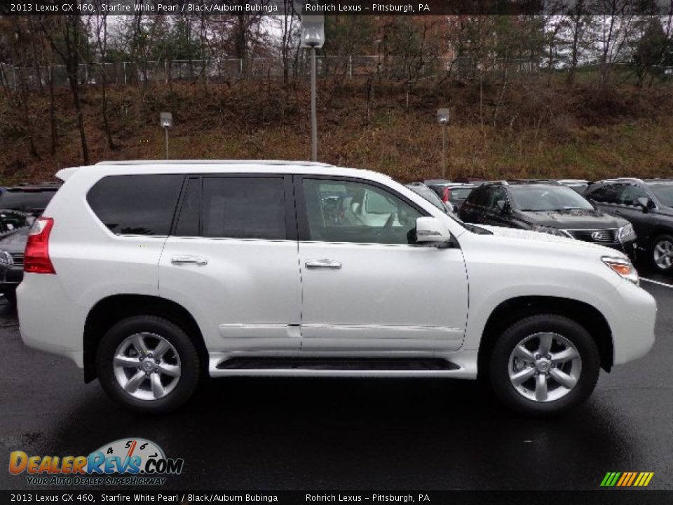 2013 Lexus GX 460 Starfire White Pearl / Black/Auburn Bubinga Photo #5