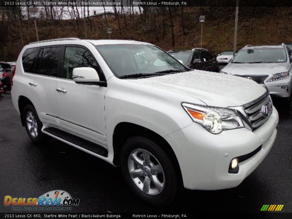 2013 Lexus GX 460 Starfire White Pearl / Black/Auburn Bubinga Photo #6