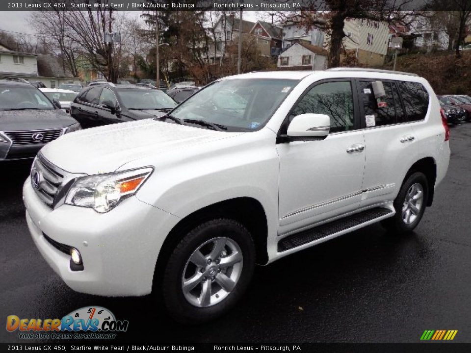 2013 Lexus GX 460 Starfire White Pearl / Black/Auburn Bubinga Photo #8
