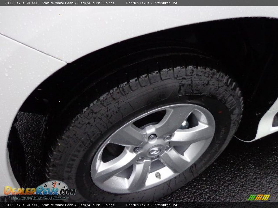 2013 Lexus GX 460 Starfire White Pearl / Black/Auburn Bubinga Photo #9