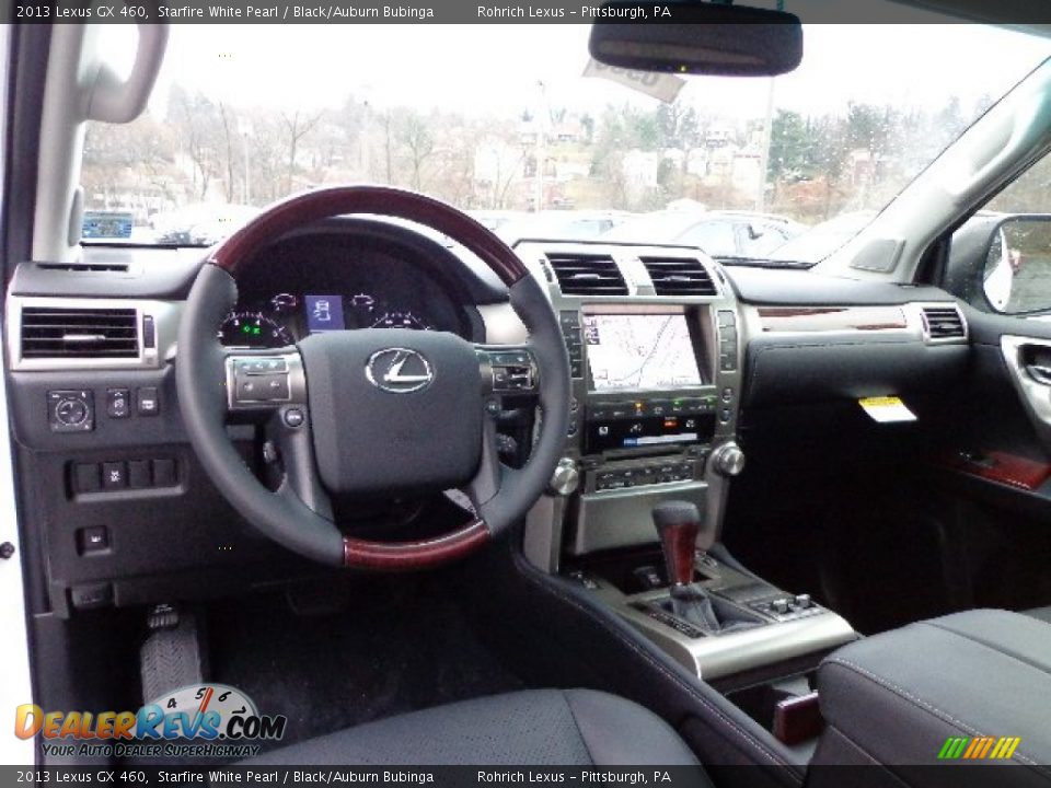 2013 Lexus GX 460 Starfire White Pearl / Black/Auburn Bubinga Photo #12