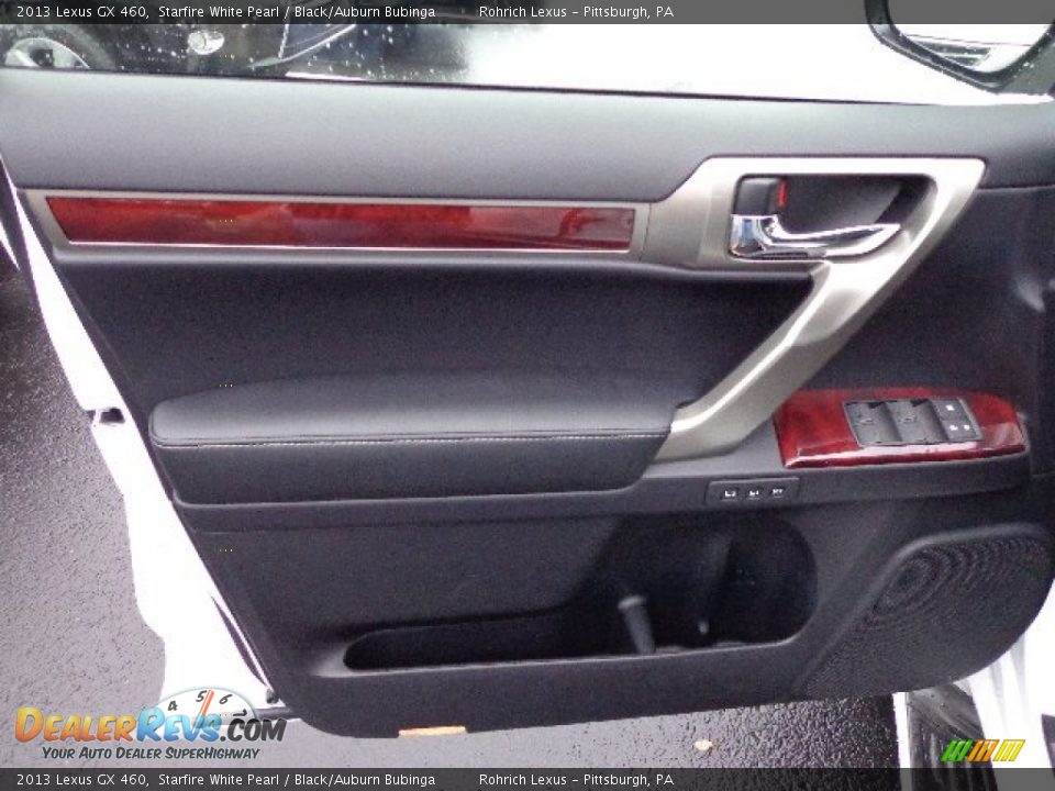 2013 Lexus GX 460 Starfire White Pearl / Black/Auburn Bubinga Photo #14