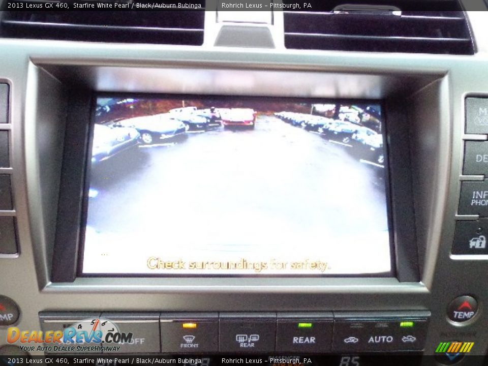 2013 Lexus GX 460 Starfire White Pearl / Black/Auburn Bubinga Photo #17