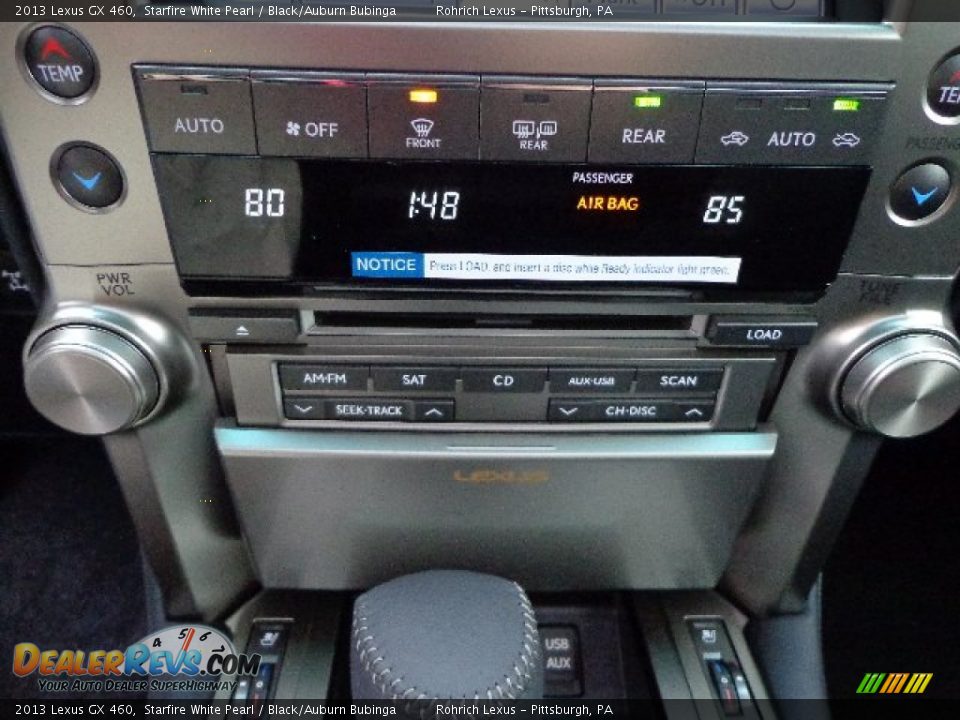 2013 Lexus GX 460 Starfire White Pearl / Black/Auburn Bubinga Photo #18
