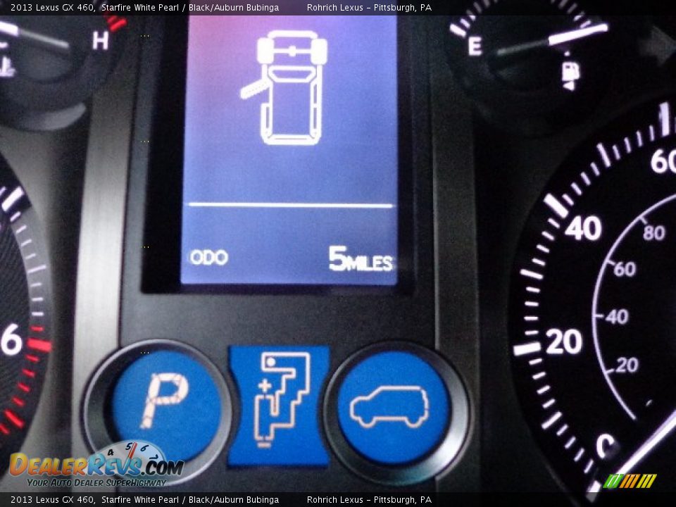 2013 Lexus GX 460 Starfire White Pearl / Black/Auburn Bubinga Photo #19